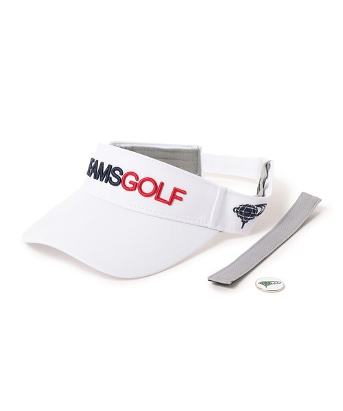 BEAMS GOLF(ビームスゴルフ)の「△スタンダード バイザー 3(サンバイザー・メンズ・ホワイト/ネイビー・ONE SIZE)」の9枚目の写真