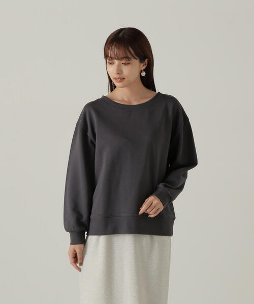 PROPORTION BODY DRESSING（プロポーションボディドレッシング）の「裏毛スエット / 1214260904（スウェット・レディース・グレー系その他/ダークグレー/ホワイト系その他・FREE）」の11枚目の写真