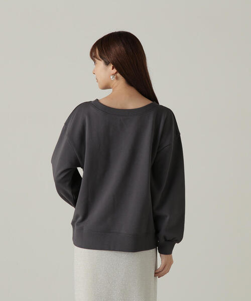 PROPORTION BODY DRESSING（プロポーションボディドレッシング）の「裏毛スエット / 1214260904（スウェット・レディース・グレー系その他/ダークグレー/ホワイト系その他・FREE）」の13枚目の写真