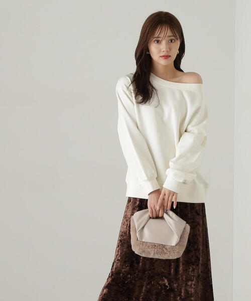 PROPORTION BODY DRESSING（プロポーションボディドレッシング）の「裏毛スエット / 1214260904（スウェット・レディース・グレー系その他/ダークグレー/ホワイト系その他・FREE）」の20枚目の写真