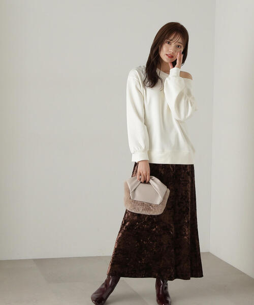 PROPORTION BODY DRESSING（プロポーションボディドレッシング）の「裏毛スエット / 1214260904（スウェット・レディース・グレー系その他/ダークグレー/ホワイト系その他・FREE）」の21枚目の写真