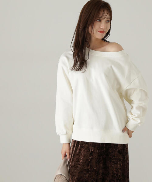 PROPORTION BODY DRESSING（プロポーションボディドレッシング）の「裏毛スエット / 1214260904（スウェット・レディース・グレー系その他/ダークグレー/ホワイト系その他・FREE）」の22枚目の写真