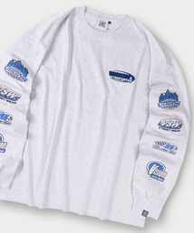 【 VISION STREET WEAR/ヴィジョンストリートウェア】バック&アームプリント ロングスリーブTシャツ オーバーサイズ