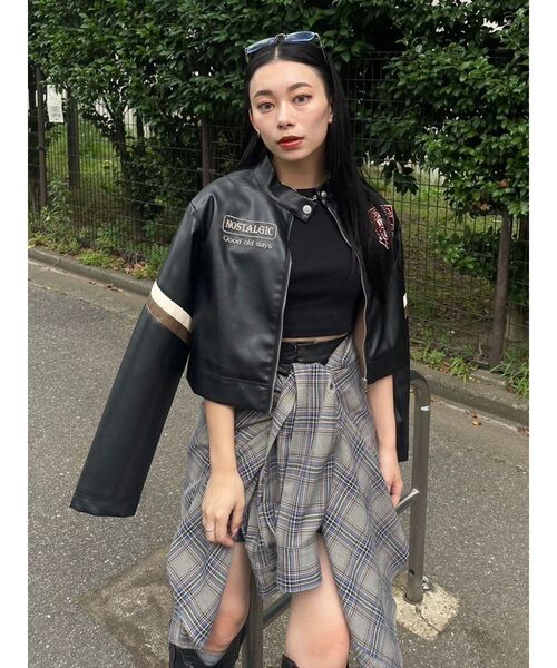 EVRIS（エヴリス）の「ワンポイントオーバーシャツ（シャツ/ブラウス・レディース・ホワイト/ピンク/その他1・FREE）」の8枚目の写真