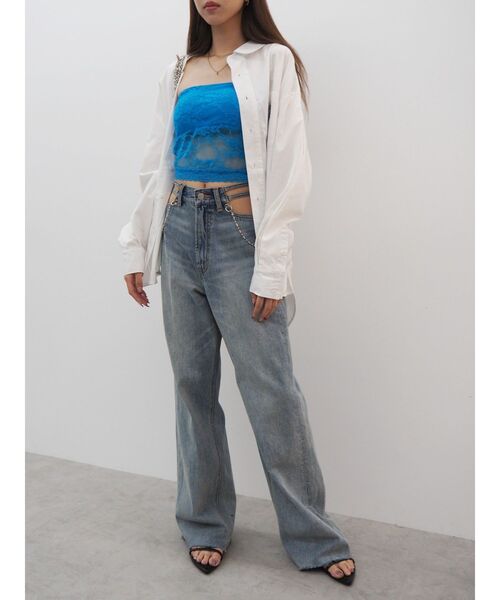 EVRIS（エヴリス）の「ワンポイントオーバーシャツ（シャツ/ブラウス・レディース・ホワイト/ピンク/その他1・FREE）」の19枚目の写真