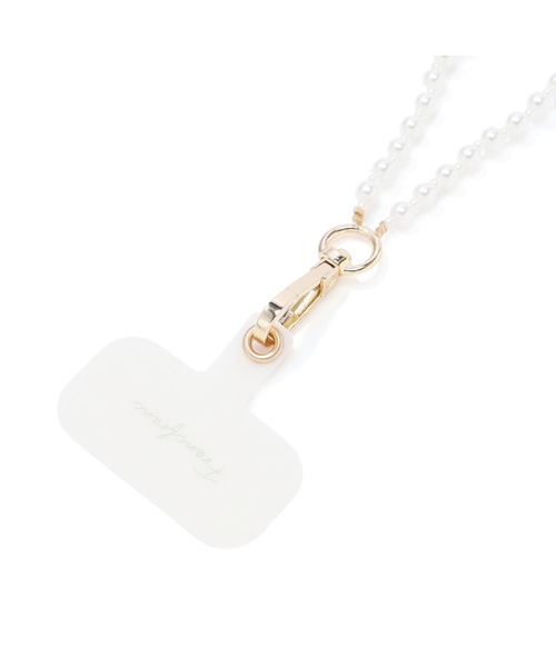 LOUVINI ホワイトパール携帯ストラップ LOUVINI ホワイトパール携帯ストラップ louvini – R deco interiors