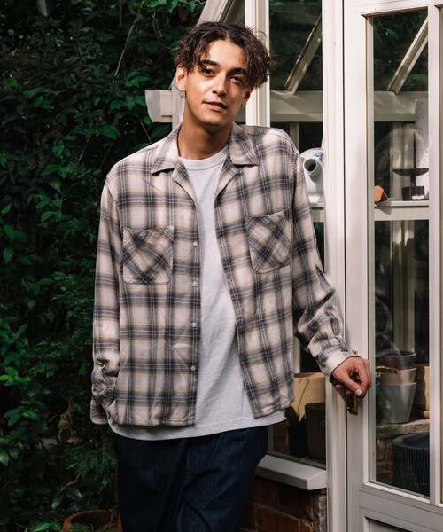 FREAK'S STORE（フリークスストア）の「ブリーチ加工 オープンカラー