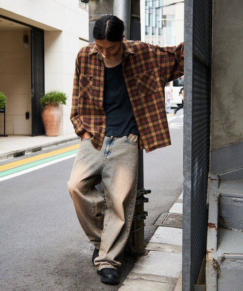 FREAK'S STORE（フリークスストア）の「ブリーチ加工 オープンカラー