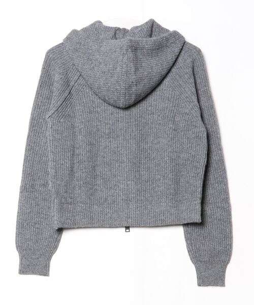 REPLAY（リプレイ）の「クロップドニットパーカー（ニット/セーター・レディース・杢グレー・X-SMALL/MEDIUM/SMALL）」の2枚目の写真