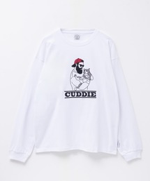 髭おじさんサガラ刺繍L/S Tee