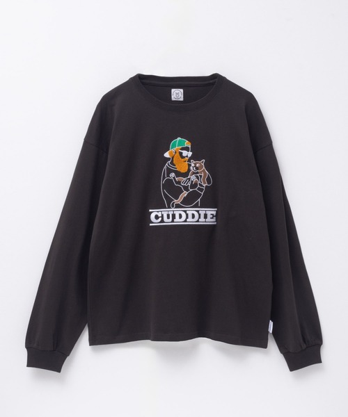 セール】髭おじさんサガラ刺繍L/S Tee（Tシャツ/カットソー