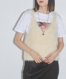 モヘアニットベスト