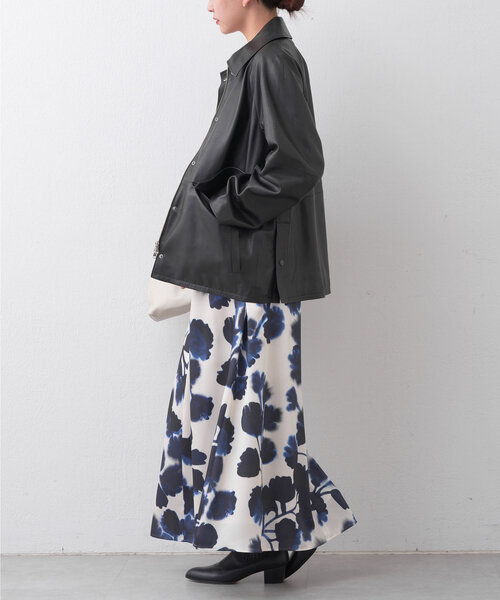 HERITANOVUM（ヘリテノーム）の「【HERITANOVUM】プリントスカート（スカート・レディース・ホワイト・FREE）」の8枚目の写真