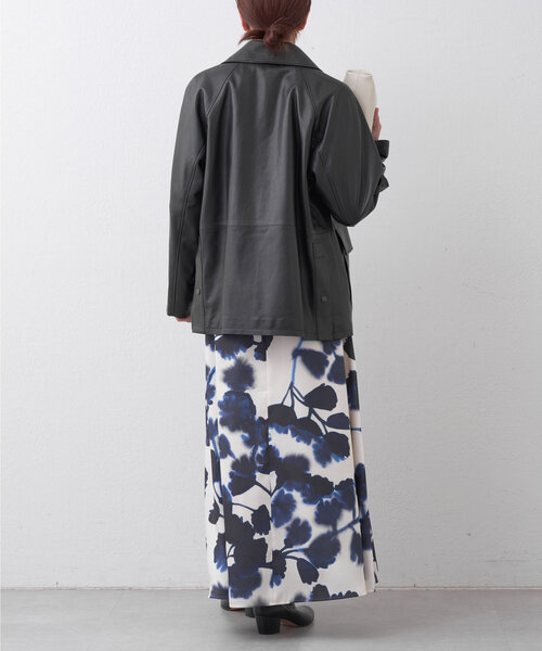 HERITANOVUM（ヘリテノーム）の「【HERITANOVUM】プリントスカート（スカート・レディース・ホワイト・FREE）」の9枚目の写真