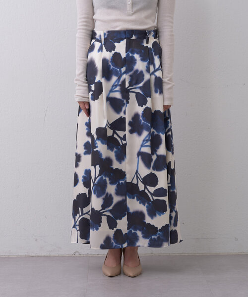 HERITANOVUM（ヘリテノーム）の「【HERITANOVUM】プリントスカート（スカート・レディース・ホワイト・FREE）」の10枚目の写真