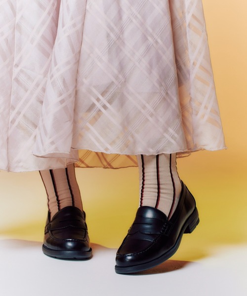Lady worker(レディワーカー)の「通学におすすめ☆生活防水仕様のクッションやわらかジブンローファー(ローファー・レディース・ダークブラウン/ブラック・22.5cm/23.5cm/24.0cm/24.5cm/25.0cm/25.5cm/23.0cm/26.0cm/26.5cm/22.0cm)」の12枚目の写真