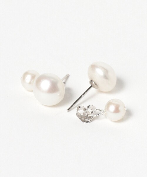新品　Ray BEAMS （ピアス）マーガレットダイヤピアス（両耳用）　シルバー 61420201230_C_1.jpg