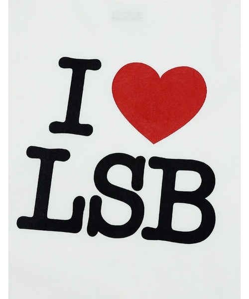 Little sunny bite(リトルサニーバイト)の「I love LSB big tee(Tシャツ/カットソー・レディース・ホワイト/ピンク/ブラック・SMALL/MEDIUM)」の6枚目の写真