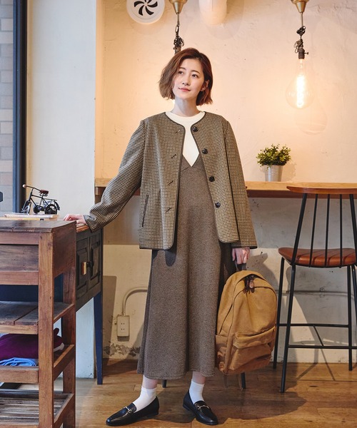 Petit Honfleur（プチオンフルール）の「ニットプルオーバー（ニット/セーター・レディース・ピンク/アイボリー/ブラック・M/L）」の21枚目の写真