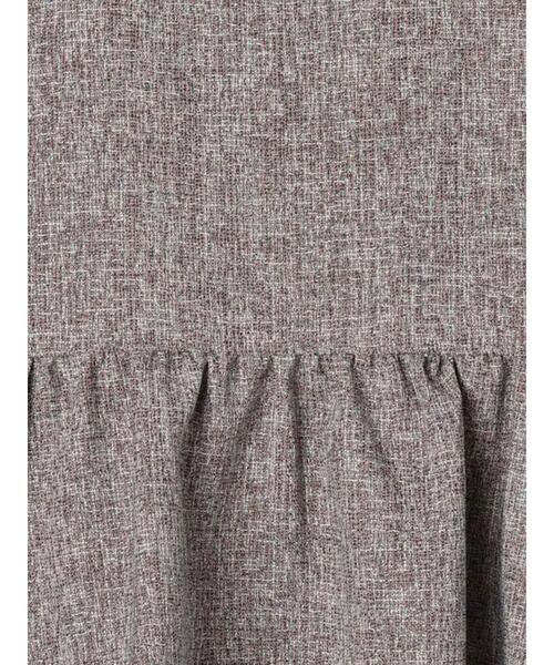Te chichi TERRASSE（テチチテラス）の「【セットアップ可】ツイードメタルボタンペプラムベスト（ベスト・レディース・ブラウン/グレー/ブラック・F）」の21枚目の写真