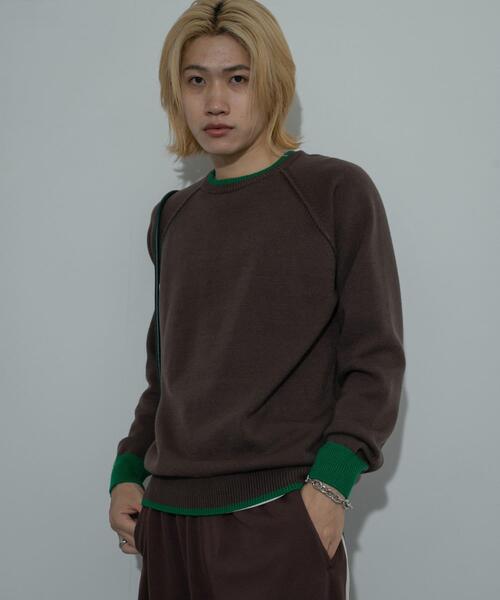 SENSE OF PLACE by URBAN RESEARCH（センスオブプレイスバイアーバンリサーチ）の「『ユニセックス』『洗濯可』ストレッチリブハイショクラインニット（ニット/セーター・メンズ・アイボリー/ブラック/ライトブルー/ブラウン/チャコールグレー・MEDIUM/LARGE）」の16枚目の写真