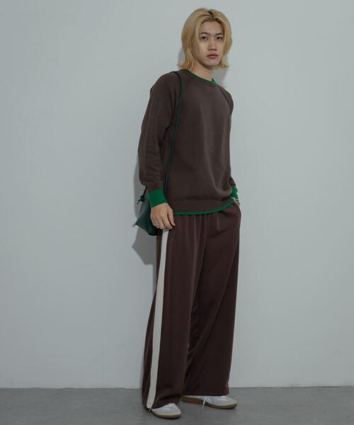 SENSE OF PLACE by URBAN RESEARCH（センスオブプレイスバイアーバンリサーチ）の「『ユニセックス』『洗濯可』ストレッチリブハイショクラインニット（ニット/セーター・メンズ・アイボリー/ブラック/ライトブルー/ブラウン/チャコールグレー・MEDIUM/LARGE）」の19枚目の写真