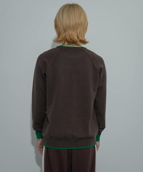 SENSE OF PLACE by URBAN RESEARCH（センスオブプレイスバイアーバンリサーチ）の「『ユニセックス』『洗濯可』ストレッチリブハイショクラインニット（ニット/セーター・メンズ・アイボリー/ブラック/ライトブルー/ブラウン/チャコールグレー・MEDIUM/LARGE）」の22枚目の写真