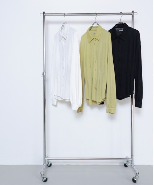Muel Chic(ミュエルシック)の「Harman shirt ハーマンシャツ(シャツ/ブラウス・レディース・ホワイト/ブラック/ミント・FREE)」の12枚目の写真