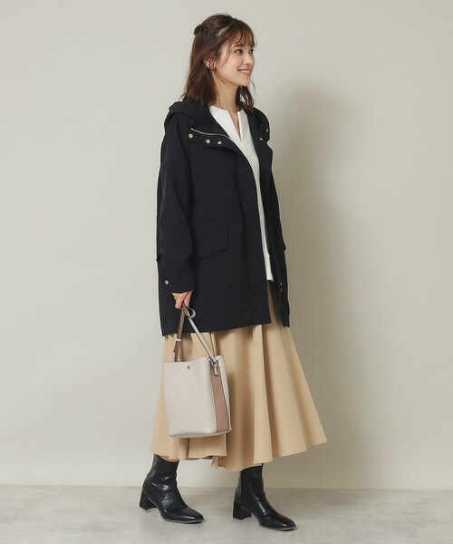 ITS'DEMO（イッツデモ）の「◆【三層構造】かるいかばんミニショルダー（ショルダーバッグ・レディース・ベージュ/ワインレッド/ライトグレー/ブラック/パープル・00）」の8枚目の写真