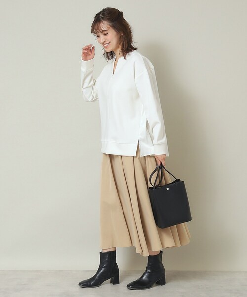 ITS'DEMO（イッツデモ）の「◆【三層構造】かるいかばんミニショルダー（ショルダーバッグ・レディース・ベージュ/ワインレッド/ライトグレー/ブラック/パープル・00）」の10枚目の写真