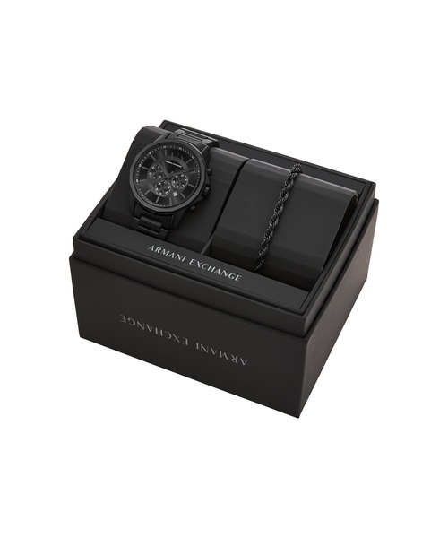 ARMANI EXCHANGE(アルマーニエクスチェンジ)の「アルマーニ・エクスチェンジ 腕時計 メンズ アナログ ステンレス AX7163SET(アナログ腕時計・メンズ・ブラック・FREE)」の4枚目の写真
