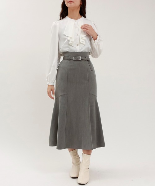 ASTORIA ODIER(アストリアオディール)の「ヘリンボンベルト付きマーメイドスカート(スカート・レディース・ライトグレー/ブラック/ネイビー・SMALL/MEDIUM/LARGE)」の13枚目の写真