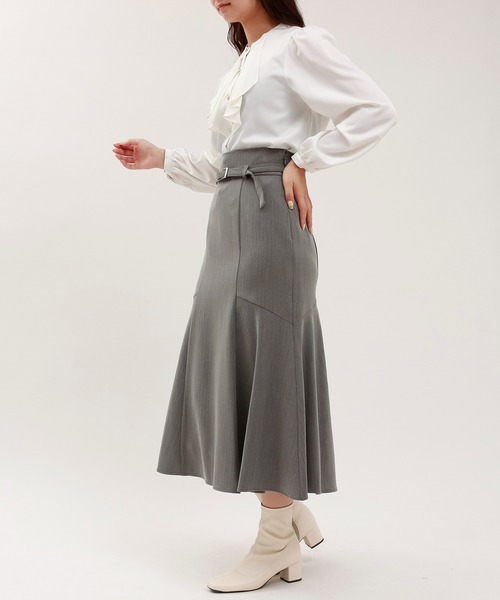 ASTORIA ODIER(アストリアオディール)の「ヘリンボンベルト付きマーメイドスカート(スカート・レディース・ライトグレー/ブラック/ネイビー・SMALL/MEDIUM/LARGE)」の14枚目の写真