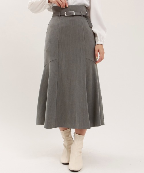 ASTORIA ODIER(アストリアオディール)の「ヘリンボンベルト付きマーメイドスカート(スカート・レディース・ライトグレー/ブラック/ネイビー・SMALL/MEDIUM/LARGE)」の10枚目の写真