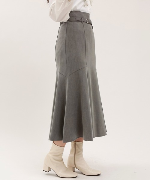 ASTORIA ODIER(アストリアオディール)の「ヘリンボンベルト付きマーメイドスカート(スカート・レディース・ライトグレー/ブラック/ネイビー・SMALL/MEDIUM/LARGE)」の12枚目の写真