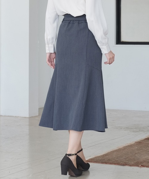 ASTORIA ODIER(アストリアオディール)の「ヘリンボンベルト付きマーメイドスカート(スカート・レディース・ライトグレー/ブラック/ネイビー・SMALL/MEDIUM/LARGE)」の6枚目の写真