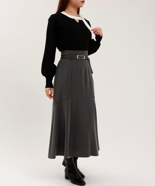 ASTORIA ODIER(アストリアオディール)の「ヘリンボンベルト付きマーメイドスカート(スカート・レディース・ライトグレー/ブラック/ネイビー・SMALL/MEDIUM/LARGE)」の21枚目の写真