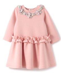 リバティファブリックリボンワンピース
