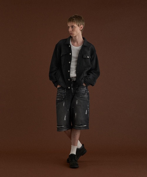 WISH FOR EVER(ウィッシュフォーエバー)の「ASSORT VINTAGE LIKE HEAVY WEIGHT SWEAT JACKET/アソートビンテージライクヘビーウエイトスウェットジャケット(その他アウター・メンズ・ブラウン/ブラック/グレー・MEDIUM/LARGE)」の15枚目の写真