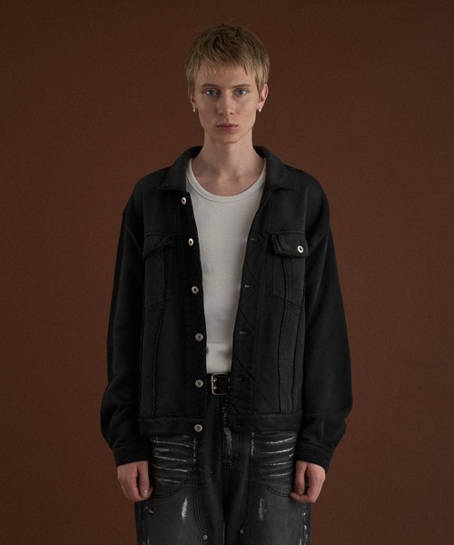 WISH FOR EVER(ウィッシュフォーエバー)の「ASSORT VINTAGE LIKE HEAVY WEIGHT SWEAT JACKET/アソートビンテージライクヘビーウエイトスウェットジャケット(その他アウター・メンズ・ブラウン/ブラック/グレー・MEDIUM/LARGE)」の11枚目の写真