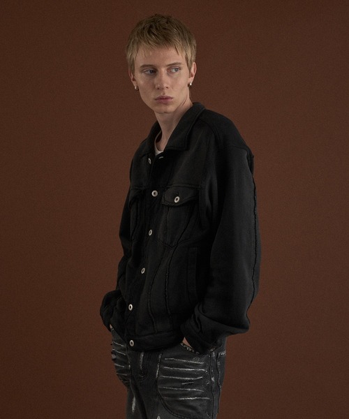 WISH FOR EVER(ウィッシュフォーエバー)の「ASSORT VINTAGE LIKE HEAVY WEIGHT SWEAT JACKET/アソートビンテージライクヘビーウエイトスウェットジャケット(その他アウター・メンズ・ブラウン/ブラック/グレー・MEDIUM/LARGE)」の14枚目の写真