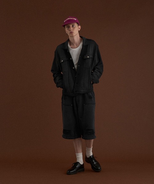 WISH FOR EVER(ウィッシュフォーエバー)の「ASSORT VINTAGE LIKE HEAVY WEIGHT SWEAT JACKET/アソートビンテージライクヘビーウエイトスウェットジャケット(その他アウター・メンズ・ブラウン/ブラック/グレー・MEDIUM/LARGE)」の8枚目の写真