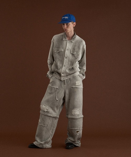 WISH FOR EVER(ウィッシュフォーエバー)の「ASSORT VINTAGE LIKE HEAVY WEIGHT SWEAT JACKET/アソートビンテージライクヘビーウエイトスウェットジャケット(その他アウター・メンズ・ブラウン/ブラック/グレー・MEDIUM/LARGE)」の9枚目の写真