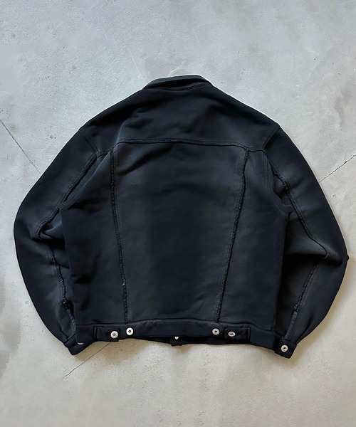 WISH FOR EVER(ウィッシュフォーエバー)の「ASSORT VINTAGE LIKE HEAVY WEIGHT SWEAT JACKET/アソートビンテージライクヘビーウエイトスウェットジャケット(その他アウター・メンズ・ブラウン/ブラック/グレー・MEDIUM/LARGE)」の10枚目の写真