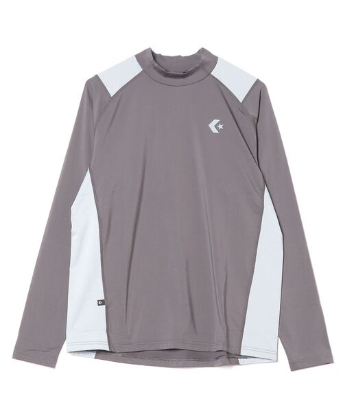 CONVERSE（コンバース）の「コンバース  ウォームアップロングスリーブTOP（Tシャツ/カットソー・メンズ・ブラック/ブルー/グレー・M/L/LL）」の3枚目の写真