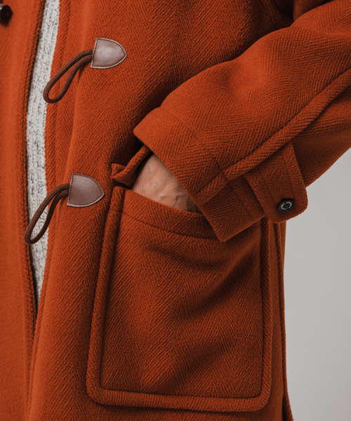 INVERTERE 別注 デタッチャブルヘリンボンダッフル INVERTERE(インバー