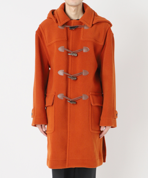 INVERTERE（インバーティア）の「INVERTERE(インバーティア) 別注 デタッチャブルヘリンボンダッフル（ダッフルコート・メンズ・オレンジ/ブラック・38/40）」の14枚目の写真