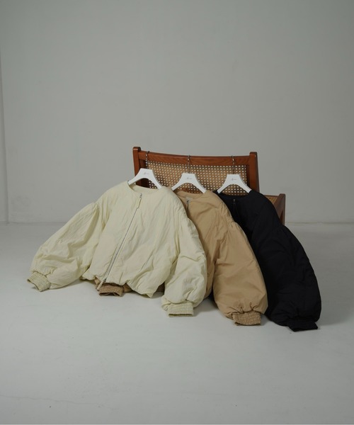 Amiur(エミレ)の「marshmallow volume outer / マシュマロボリュームアウター(その他アウター・レディース・アイボリー/ブラック/ベージュ・FREE)」の11枚目の写真