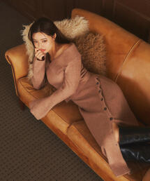 PROPORTION BODY DRESSING | ビックカラーニットＳＥＴ　ＵＰ / 1215140011(ワンピース)