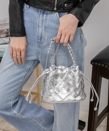 メッシュデザインショルダーバッグ